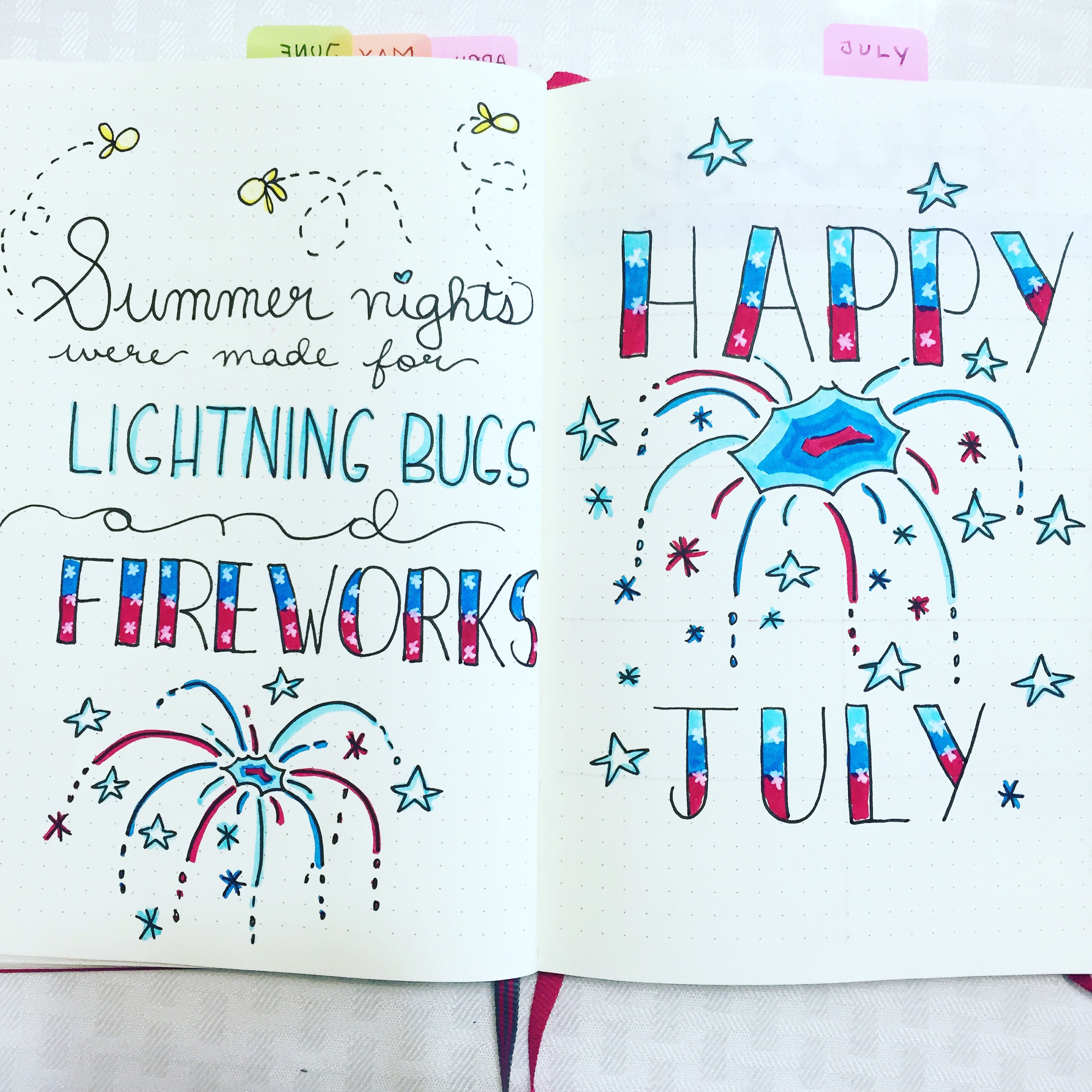 My July 2016 Bullet Journal Setup