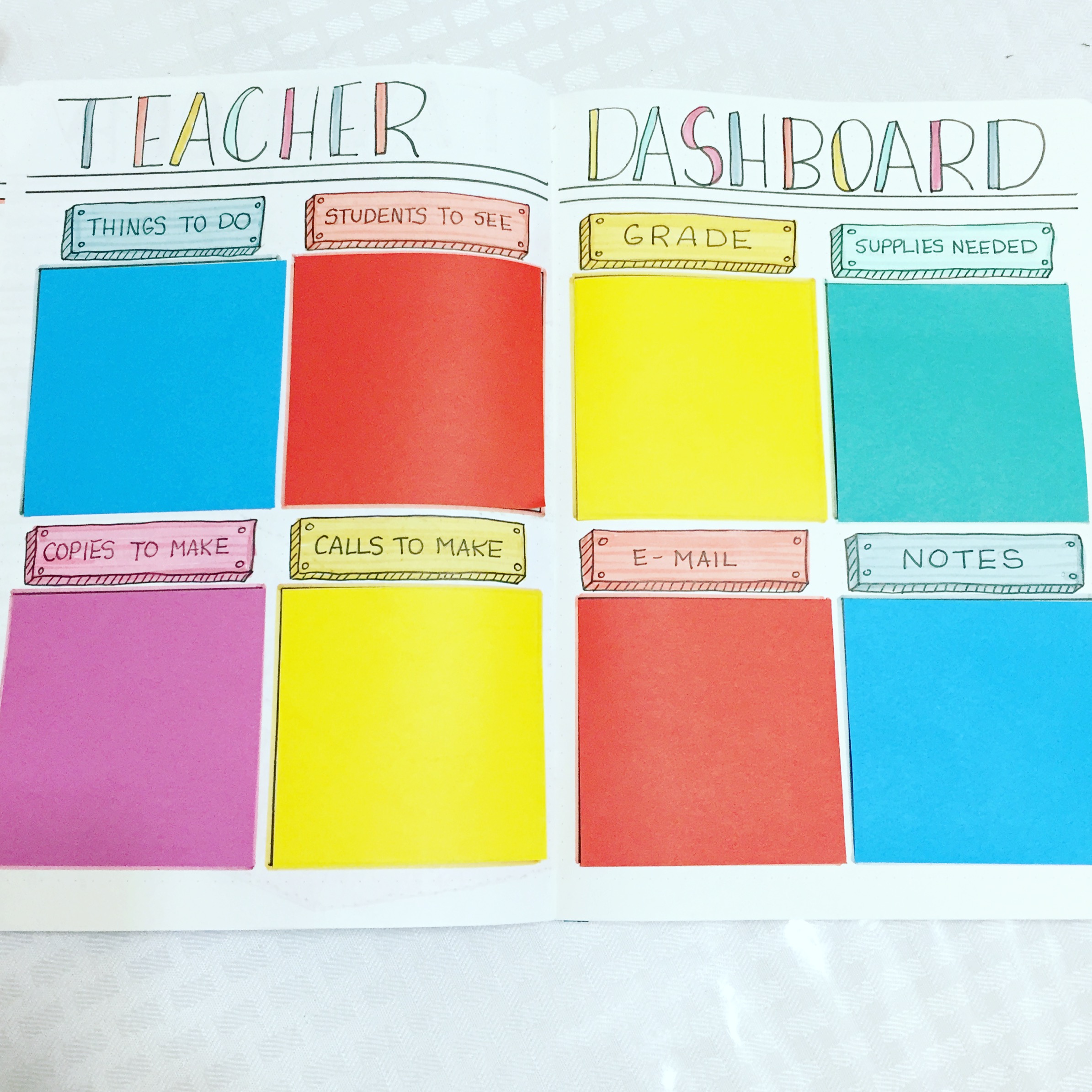 My Teacher Bullet Journal Setup