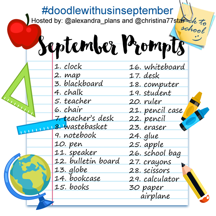 Join the #doodlewithusinseptember challenge!