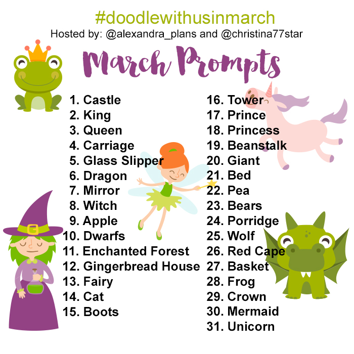 Join us for the #doodlewithusinmarch challenge!