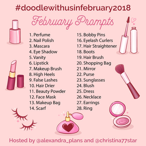 Instagram challenge: #doodlewithusinfebruary2018